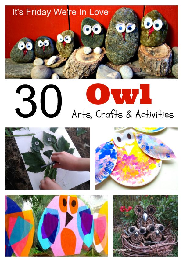 30 Owl Arts, Crafts & Activities
