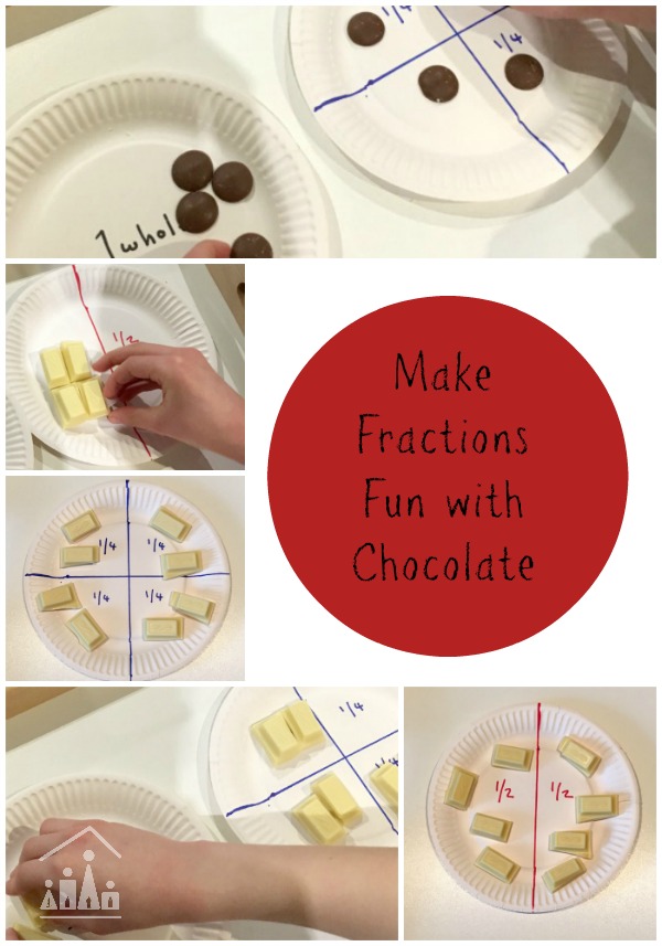 Make Fractions Fun with Chocolate Crafty Kids at Home