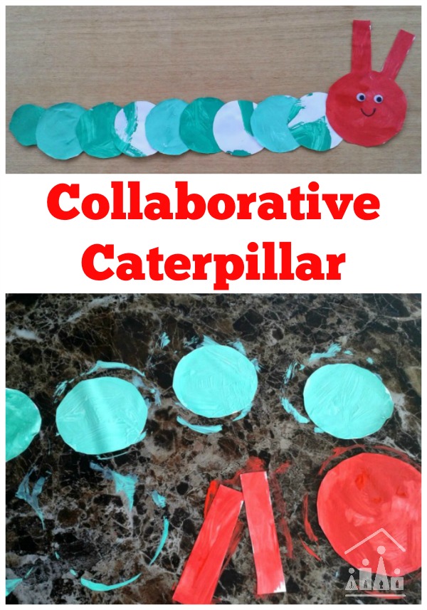 Collaborative Very Hungry Caterpillar Craft