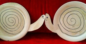 Paper Plate Snails