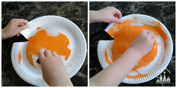 paper plate fish