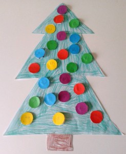 DIY Christmas Tree Advent Calendars