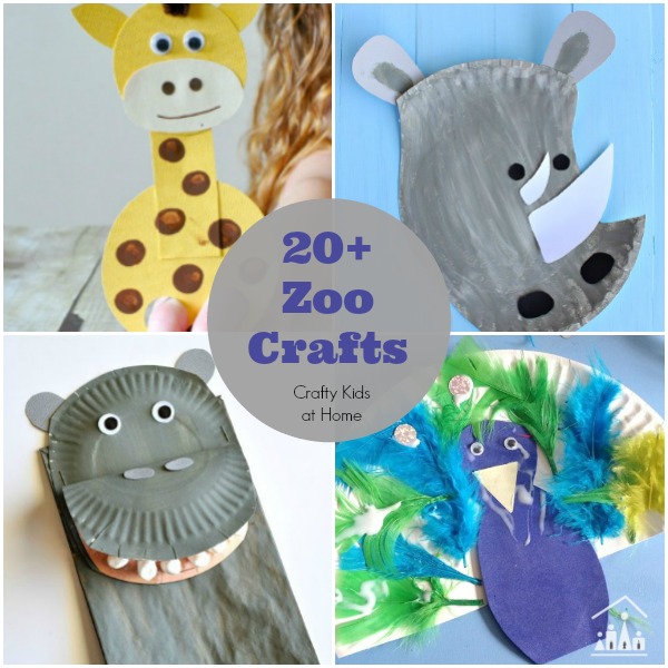 20+ Zoo Crafts for Kids Crafty Kids at Home